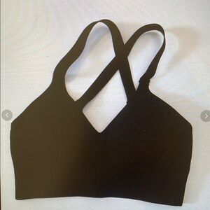 Black Cross-Back Women's Bralette